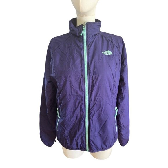 The North Face Jackets & Blazers - The North Face Purple High Neck Full Zip Jacket Women's Sz M